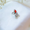Oxidized Elephant Design Ring