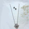 Oxidized Silver Ganesha Temple Necklace