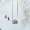 Tribal Oxidized Silver Necklace with Temple Motif