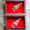 Elegant Kundan Pearl Drop Earrings