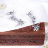 Oxidized Silver Bird Ear Cuffs