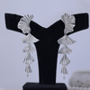 Art Deco Tiered Fan Earrings - Putstyle