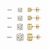 Classic Solitaire Stud Earrings - Putstyle