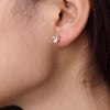 Classic Solitaire Stud Earrings - Putstyle