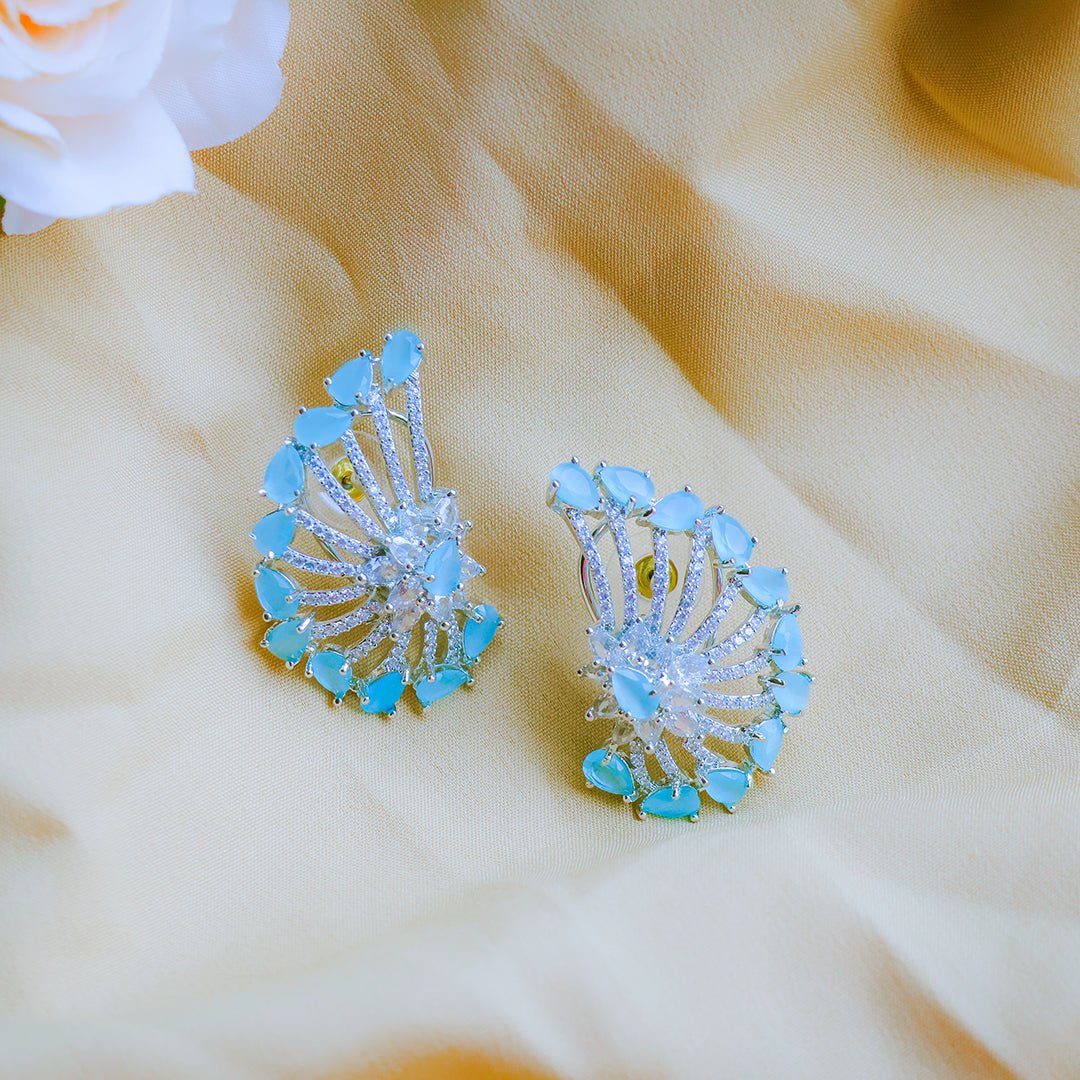 Contemporary Cluster Design Stud Earrings - Putstyle