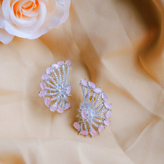 Contemporary Cluster Design Stud Earrings - Putstyle