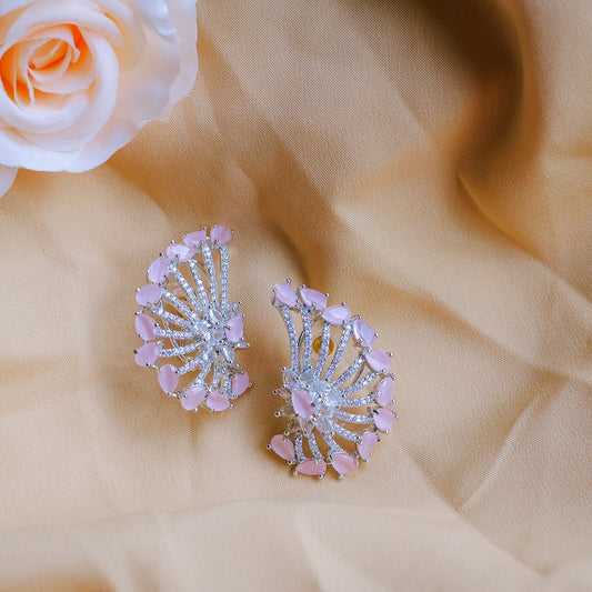 Contemporary Cluster Design Stud Earrings - Putstyle