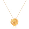 Ginkgo Leaf Charm Pendant Necklace