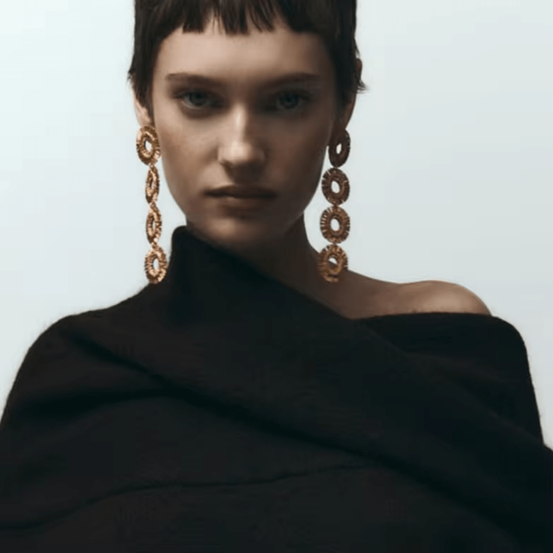 Lusture Loop Long Earrings – Statement Fashion Jewelry - Putstyle
