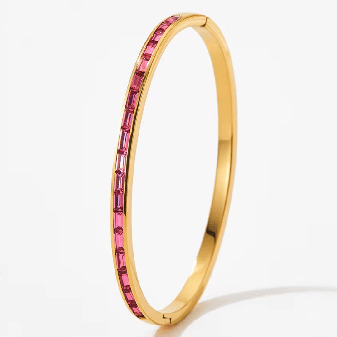 Luxury Square Colourful Zircon Bracelet - Putstyle