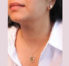 Mossainite Pendant Necklace set - Putstyle