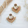 Multicolor Traditional Kundan Chandbali Earrings - Putstyle