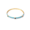Multicolour Metal Enamel Zircon Bracelet - Putstyle