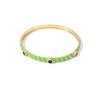 Multicolour Metal Enamel Zircon Bracelet - Putstyle