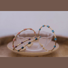 Multicolour Metal Enamel Zircon Bracelet – Trendy Minimal Jewelry for Women - Putstyle
