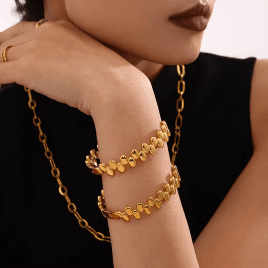 Pebble Gold Bracelet - Putstyle