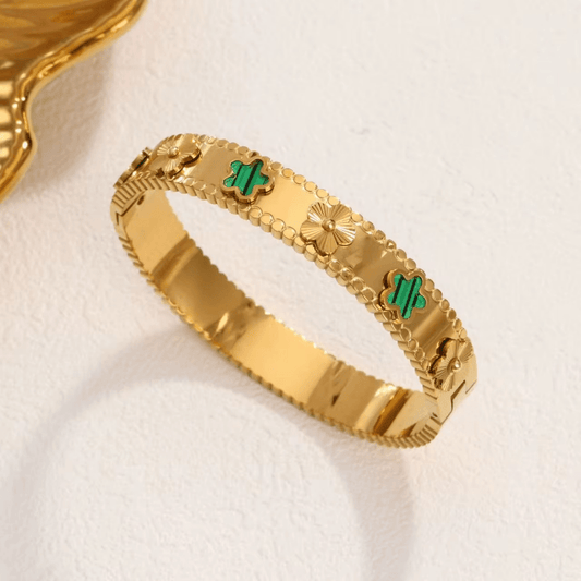 Trendy Anti- Tarnish Flower Bracelet - Putstyle